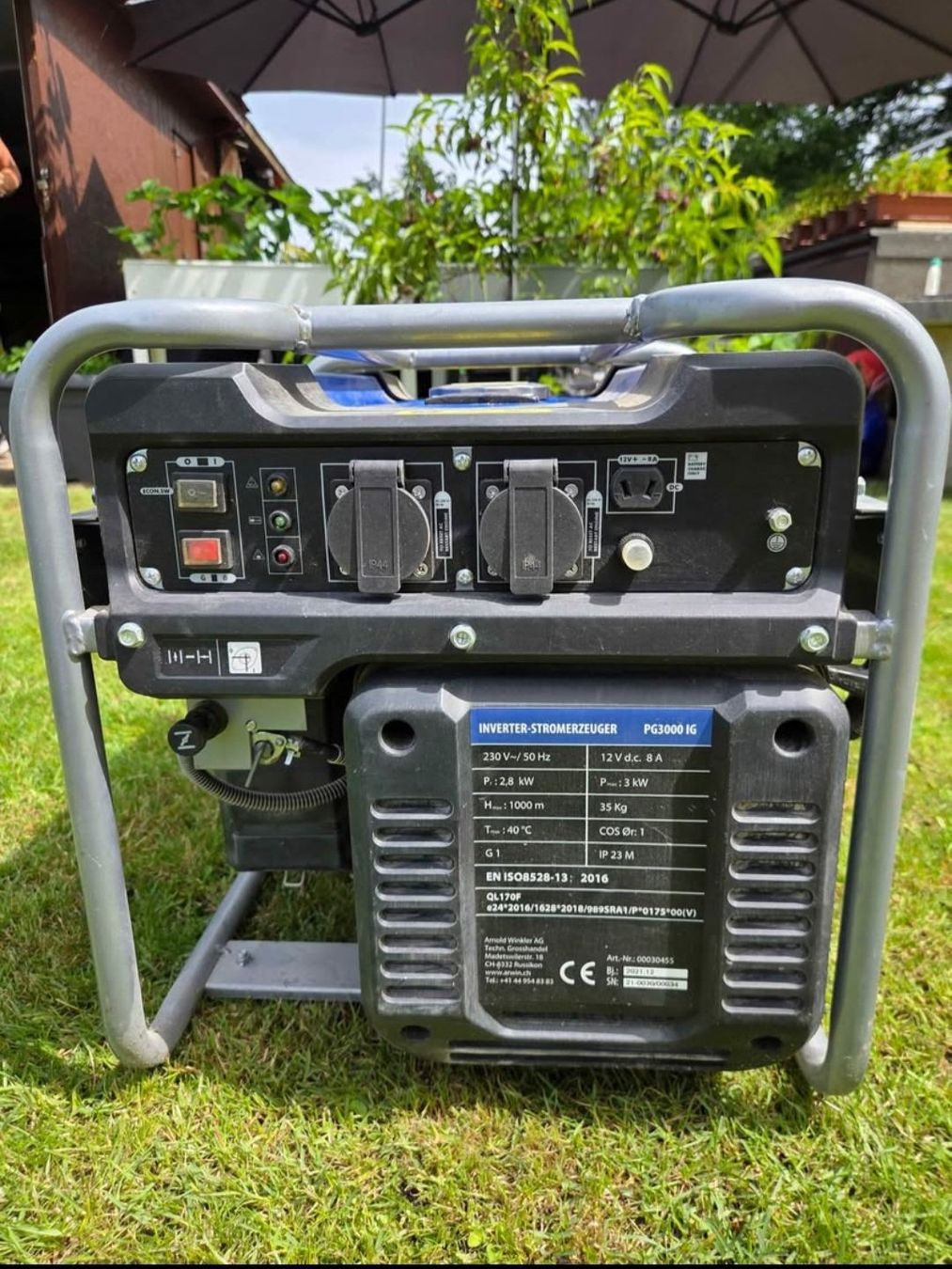 Generatori di corrente: PG3000 IG Inverter Stromgenerator – Usato da Zürich venduto da Sandrine_9 1