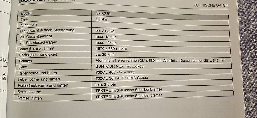 Biciclette: E Bike Velo Saxonette – Usato da Hirschthal venduto da Karinmogli 2