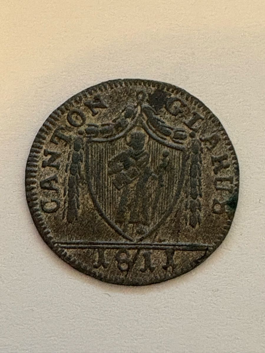 Alle Münzen: 1 schil 3 rap Glarus  – Gebraucht aus Murten von Tzaugg 3