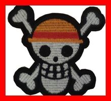 Totenkopf Badge Aufnäher Piraten Schiff Mee See Skull Skelet