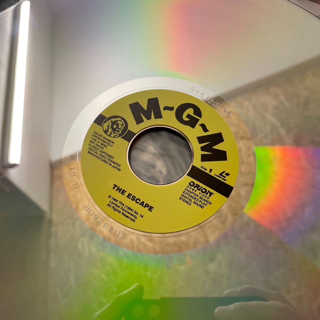 Alle DVDs: RARE: The Escape - LASER DISC - LD - Englisch Original – Gebraucht aus Stans von Brode 2