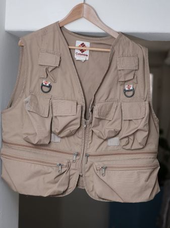 80s Vintage "Columbia" Photo Vest (Anglerveste)