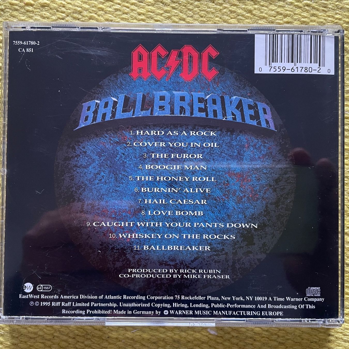 CDs: AC DC-BALLBREAKER – Gebraucht aus Rorschacherberg von  1