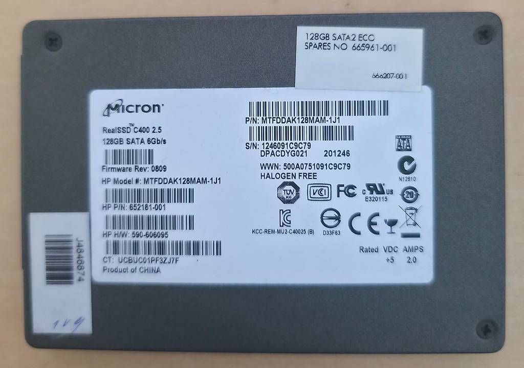 Harddisks: Micron RealSSD C400  128GB – Gebraucht aus Basel von Junior_Store