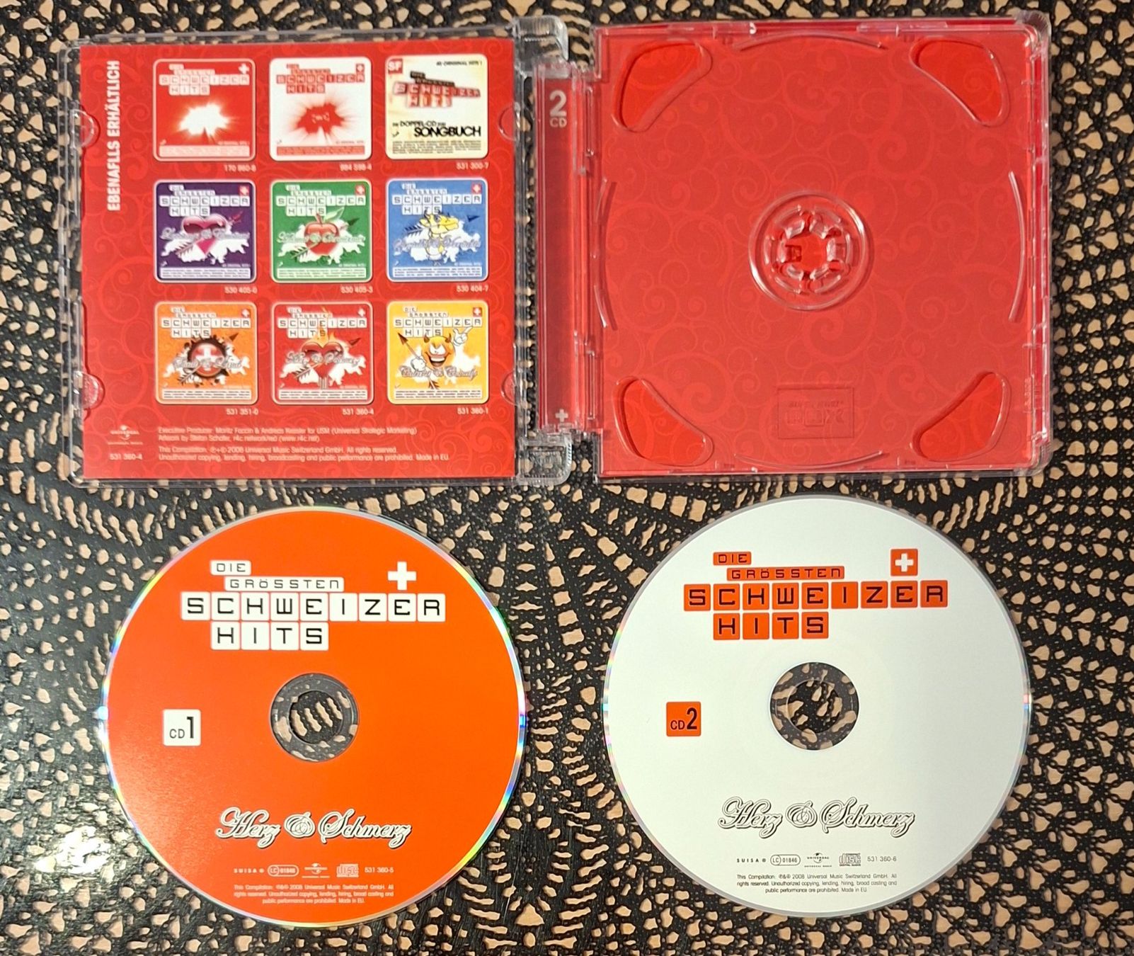 CD: Die Grössten Schweizer Hits - Herz & Schmerz Sampler CD 2008 – Usato da Amriswil venduto da Celini3 2