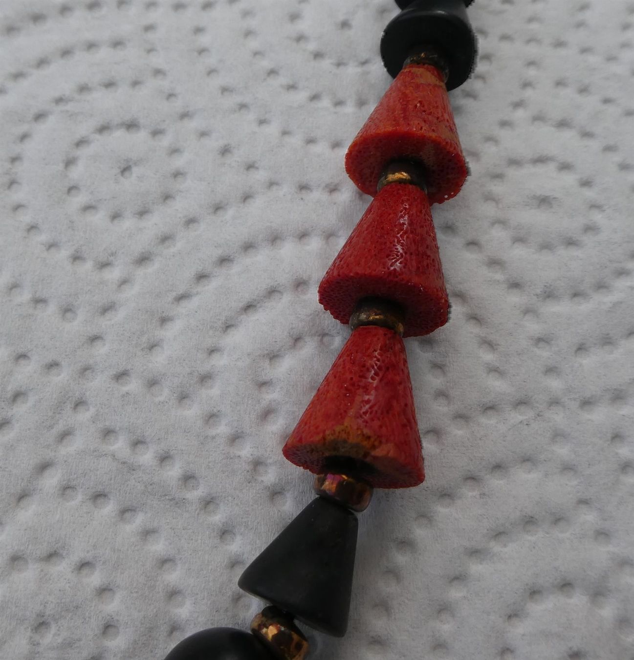 Onyx Catenine: Halskette Onyx matt schwarz Edelstein – Usato da Frauenfeld venduto da dhour 6
