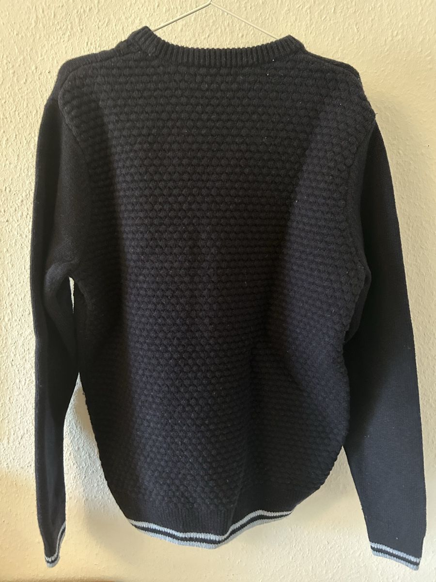 Fred Perry Maglioni & Felpe: Fred Perry, Navy Cable Knit Sweater, L – Usato da Genève venduto da manzanitaa 2