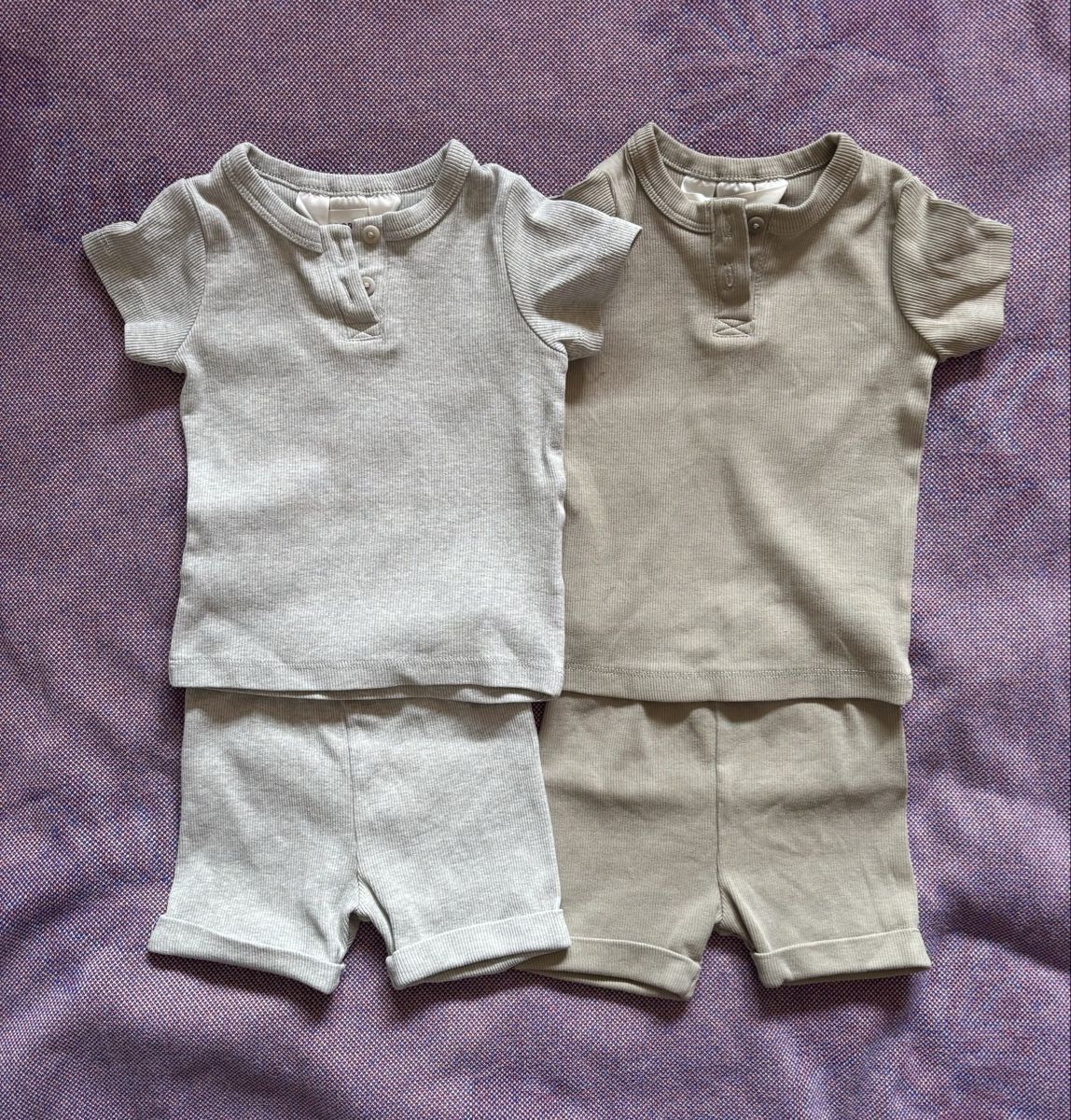 H&M Kleiderpakete & -sets: Two clothes summer baby sets H&M size 74 cm – Gebraucht aus Villard-sur-Chamby von kamila_1024