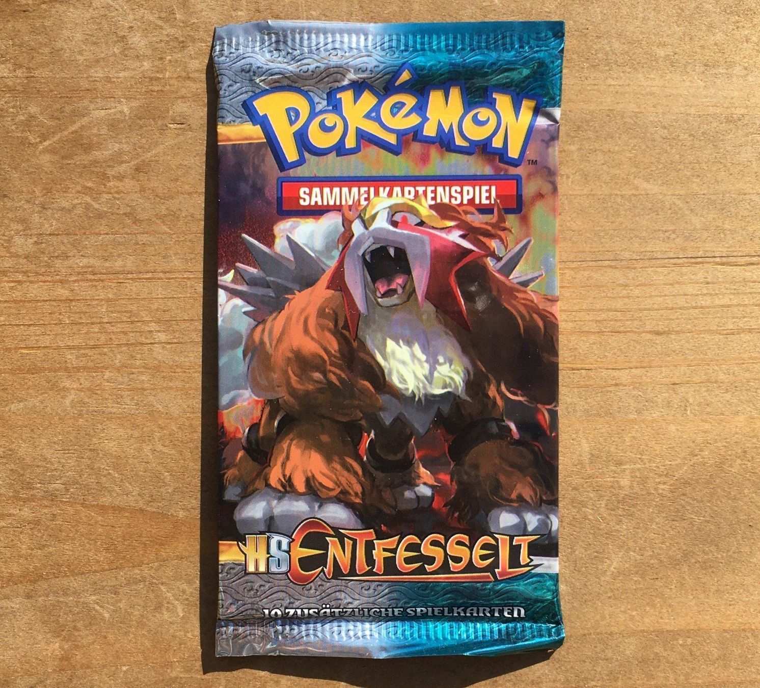 Pokémon Carte collezionabili: Pokémon HS Entfesselt Booster Deutsch Entei – Nuovo e nell'imballaggio originale da Dornach venduto da Deco89