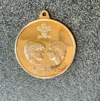1981 LADY DIANA & CHARLES Souvenir Heirat Anhänger - England