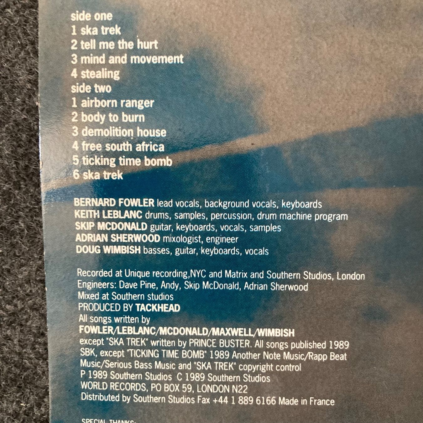 Schallplatten: Tack Head - Friendly As A Hand Grenade - LP – Gebraucht aus dachsen von oheio 2