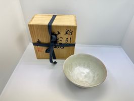 Teeschale Japan Chawan Keramik-  21. Jh. „Karatsu"