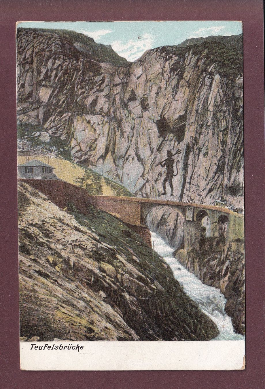 Cartoline postali: TEUFELSBRÜCKE – Usato da Pully venduto da nicecards