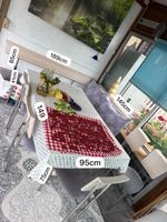 Essgruppe komplett – Eckbank 189 × 145 cm, Tisch + 5 Stühle