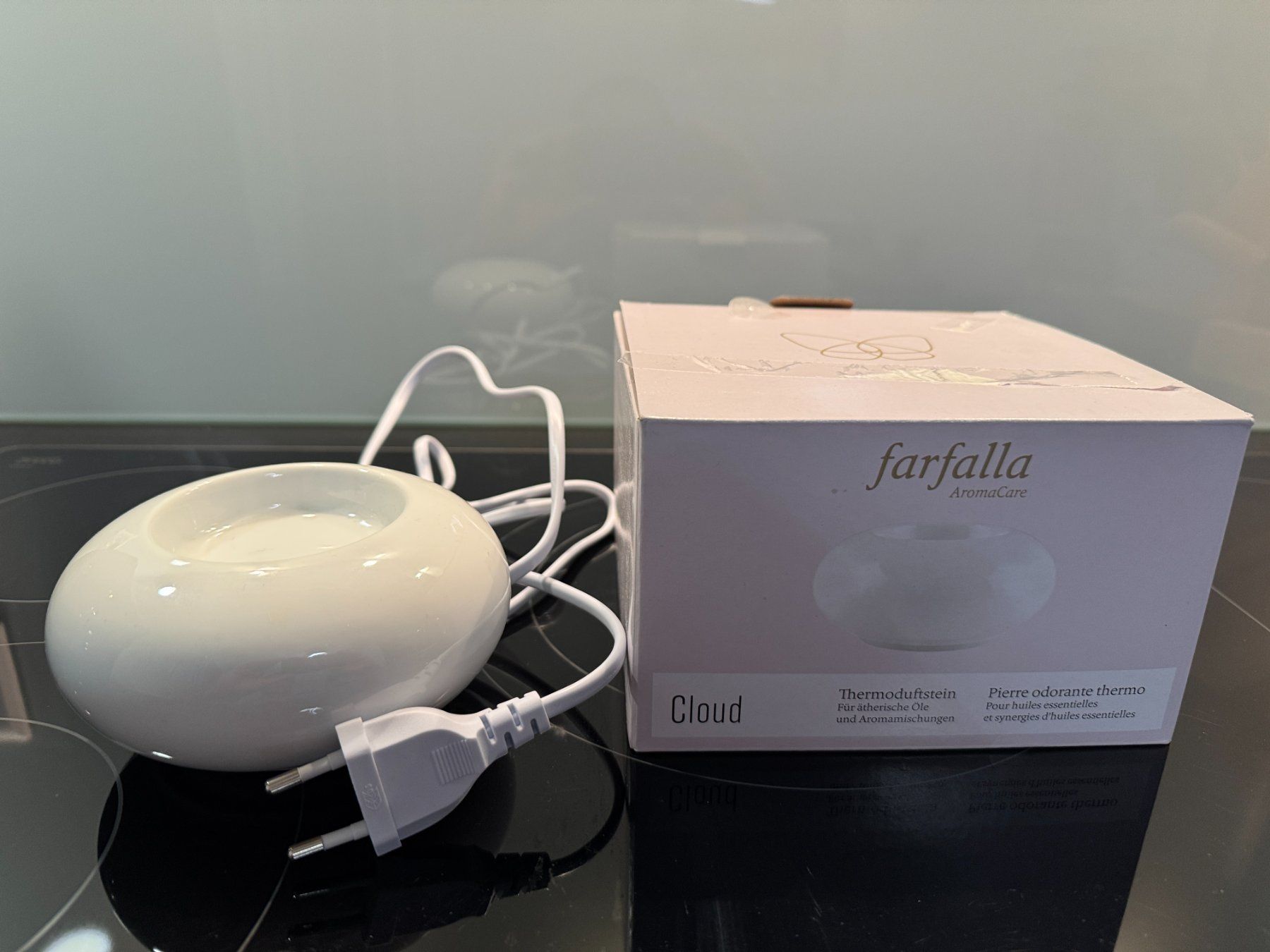Farfalla Diffusori di oli essenziali: Farfalla Thermoduftstein Cloud weiss in Originalverpackung – Nuovo e nell'imballaggio originale da Thun venduto da Chris3600 1