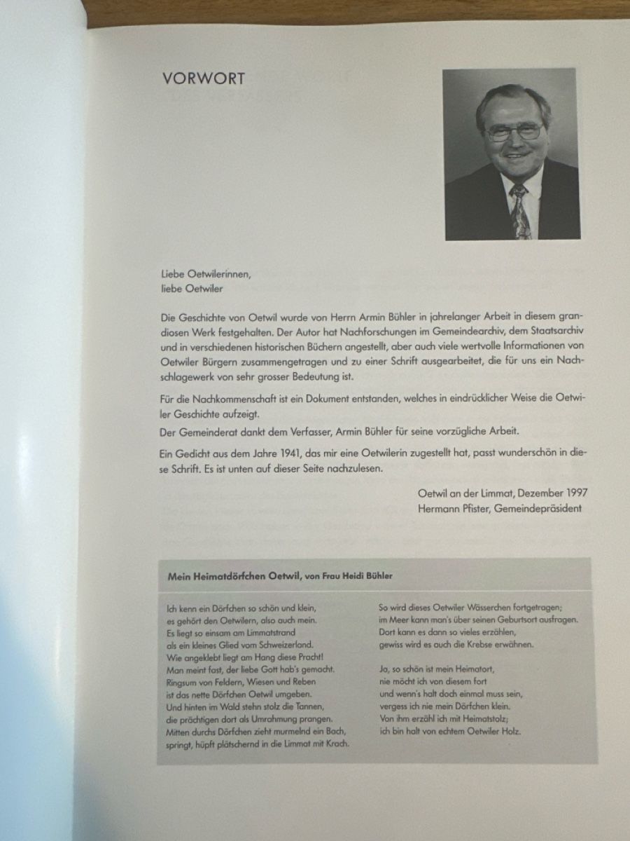 Libri: Zwei Weiler - Ein Dorf, Oetwil a.d.L. – Nuovo (secondo la descrizione) da Hinteregg venduto da JLTV1 1