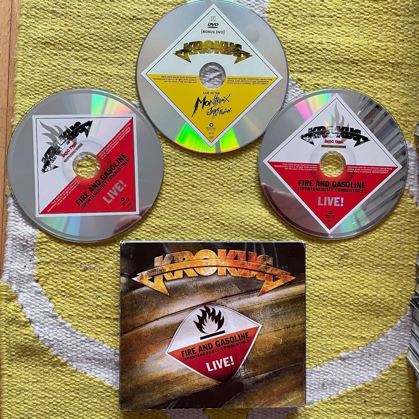 CD: KROKUS-2CD+1DVD FIRE AND GASOLINE:LIVE – Usato da Rorschacherberg venduto da CD-Roli