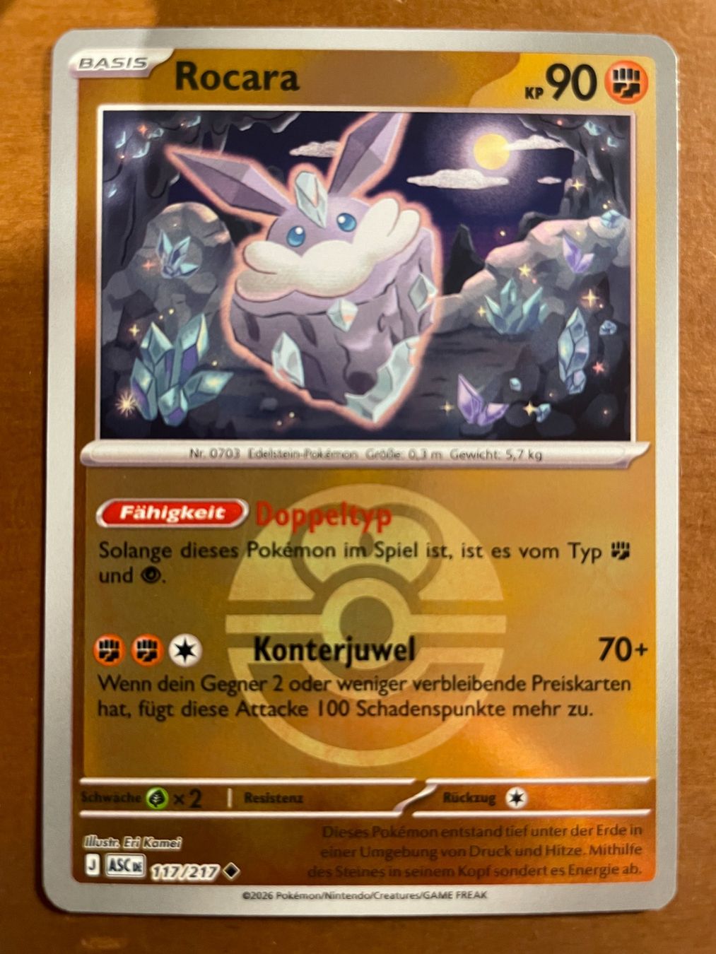 Pokémon Carte collezionabili: Pokemon Rocara Reverse (Versand gratis) – Nuovo (secondo la descrizione) da Chur venduto da Angerson