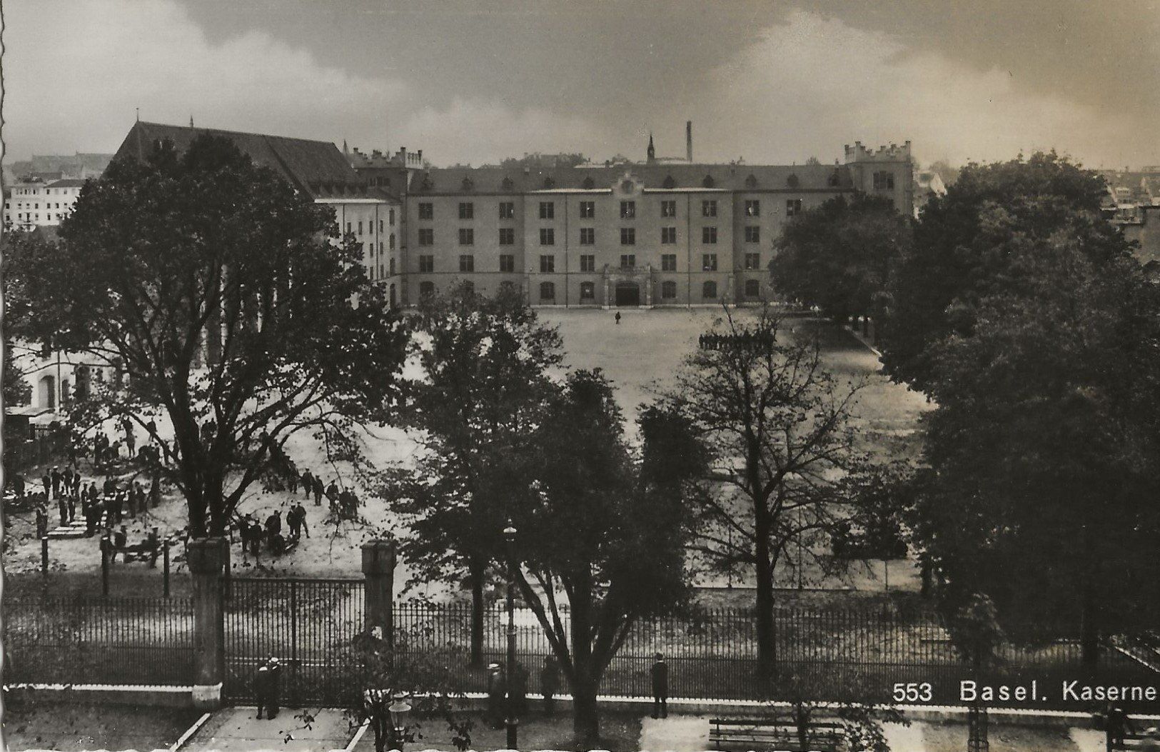 Cartoline postali: Basel, Kaserne – Usato da Frauenfeld venduto da Merk52
