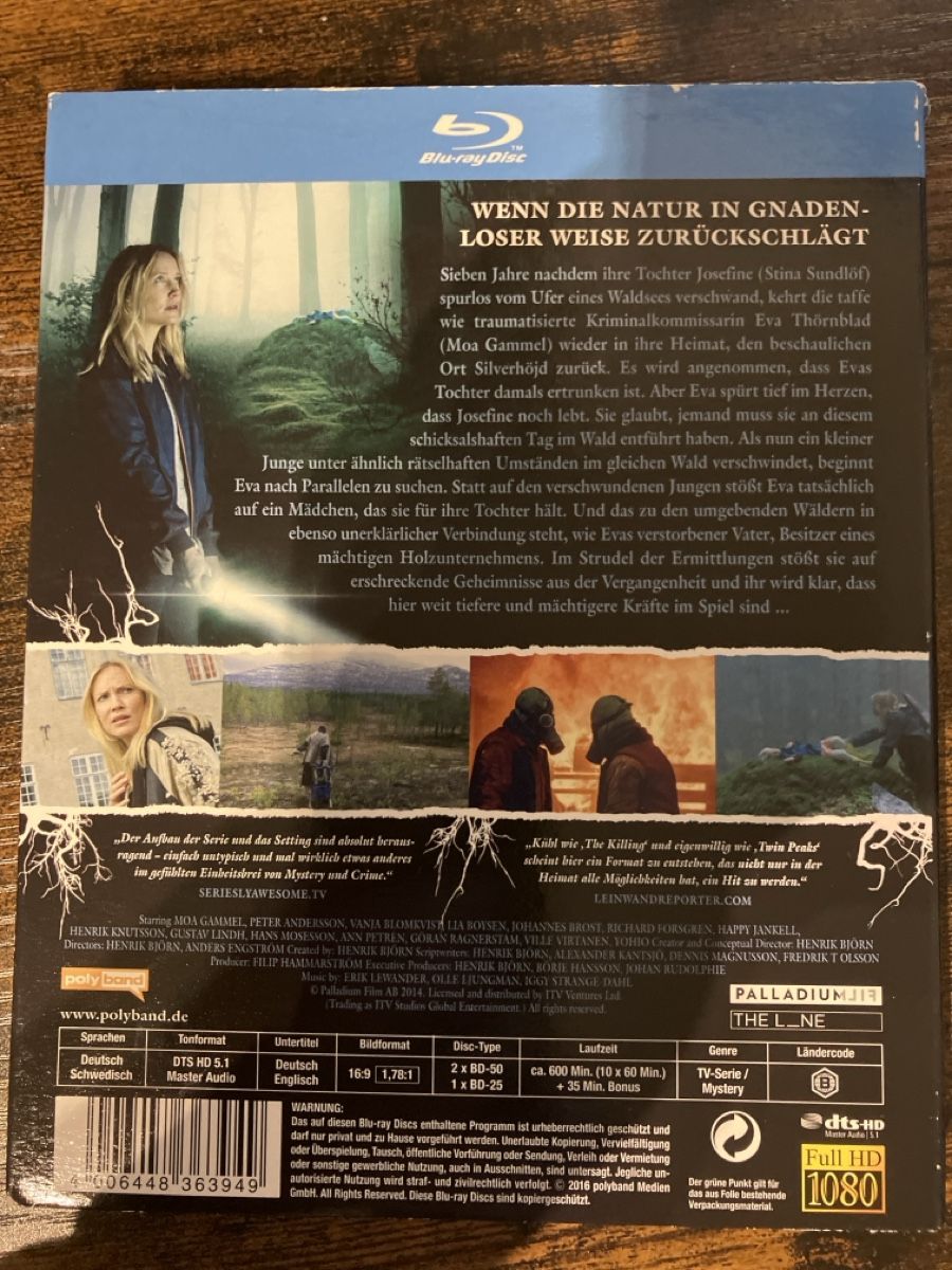 Tutti i DVDs: Jordskott Staffel eins BluRay – Usato da Glarus venduto da Jhuber78 1