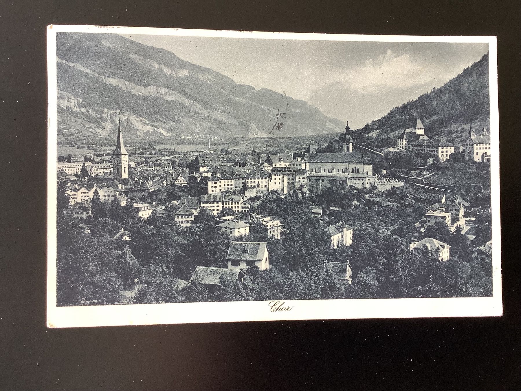 Cartoline postali: Chur - gelaufen 1928 – Usato da Bassersdorf venduto da F-104fan