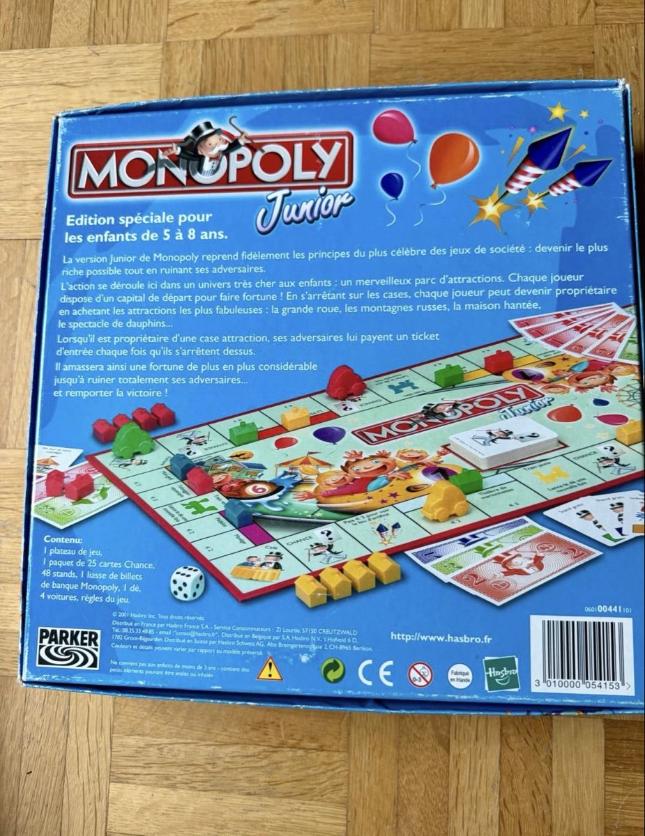 Parker Giochi: Monopoly junior fête foraine – Nuovo (secondo la descrizione) da Dombresson venduto da feline_ne 1