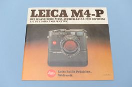 LEICA M4-P Prospekt - Versand kostenlos