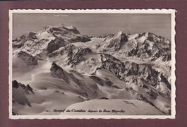 Massif du COMBIN depuis la Rosa Blanche