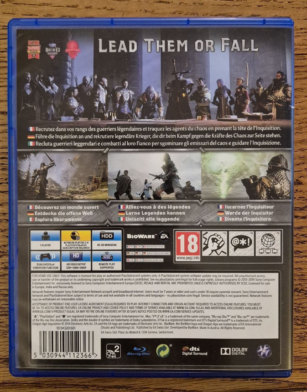 Giochi: PS4 Dragon Age Inquisition – Usato da Au SG venduto da AlenCompany 1