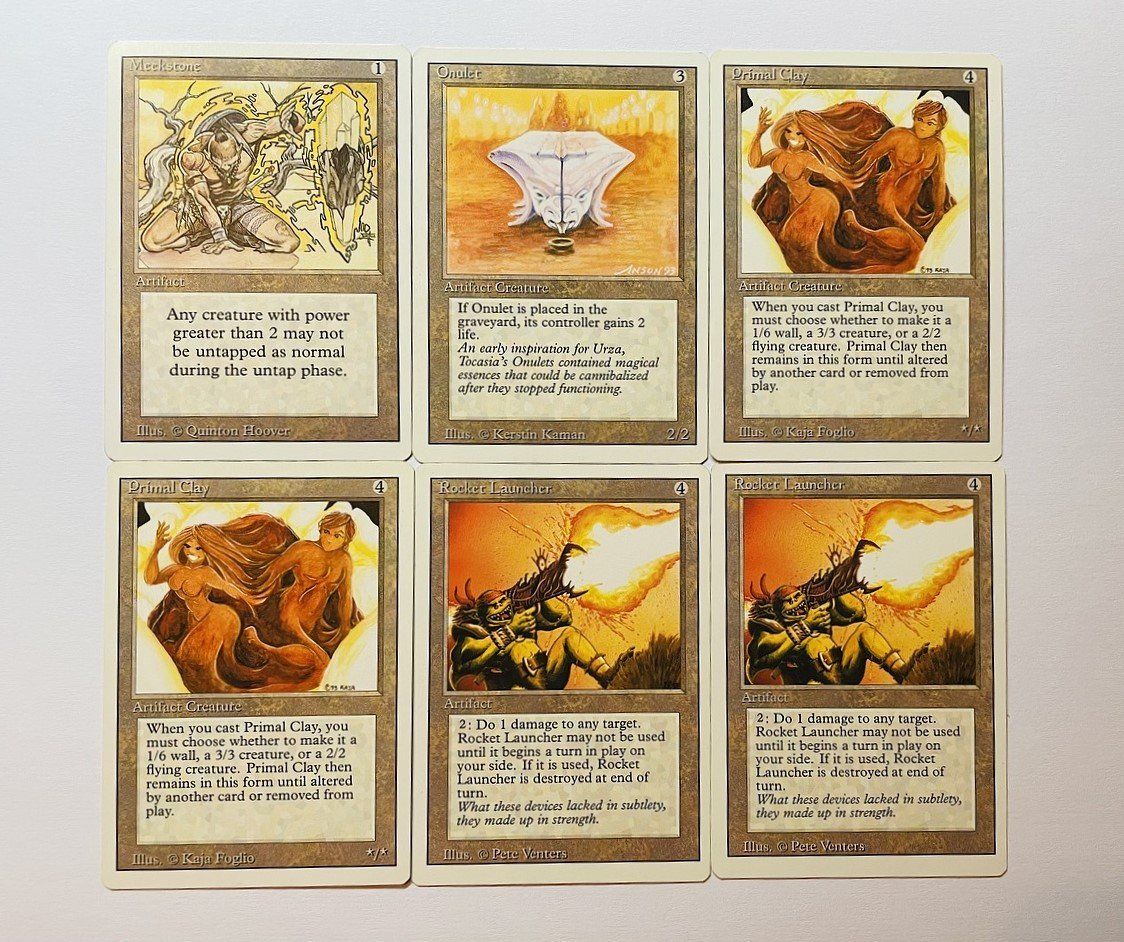 Magic The Gathering Sammelbilder & Trading cards: Magic The Gathering Artefakt Rare 24x Revised – Gebraucht aus Duggingen von nad_6yzh 5