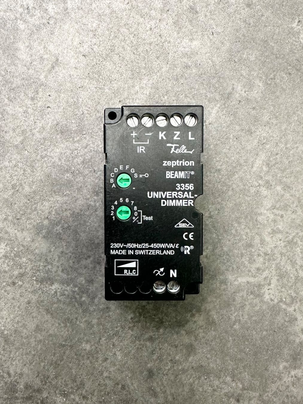 Zeptrion Interruttori: Feller zeptrion 3356 IR Universal Dimmer – Usato da Bad Ragaz venduto da Zigga81
