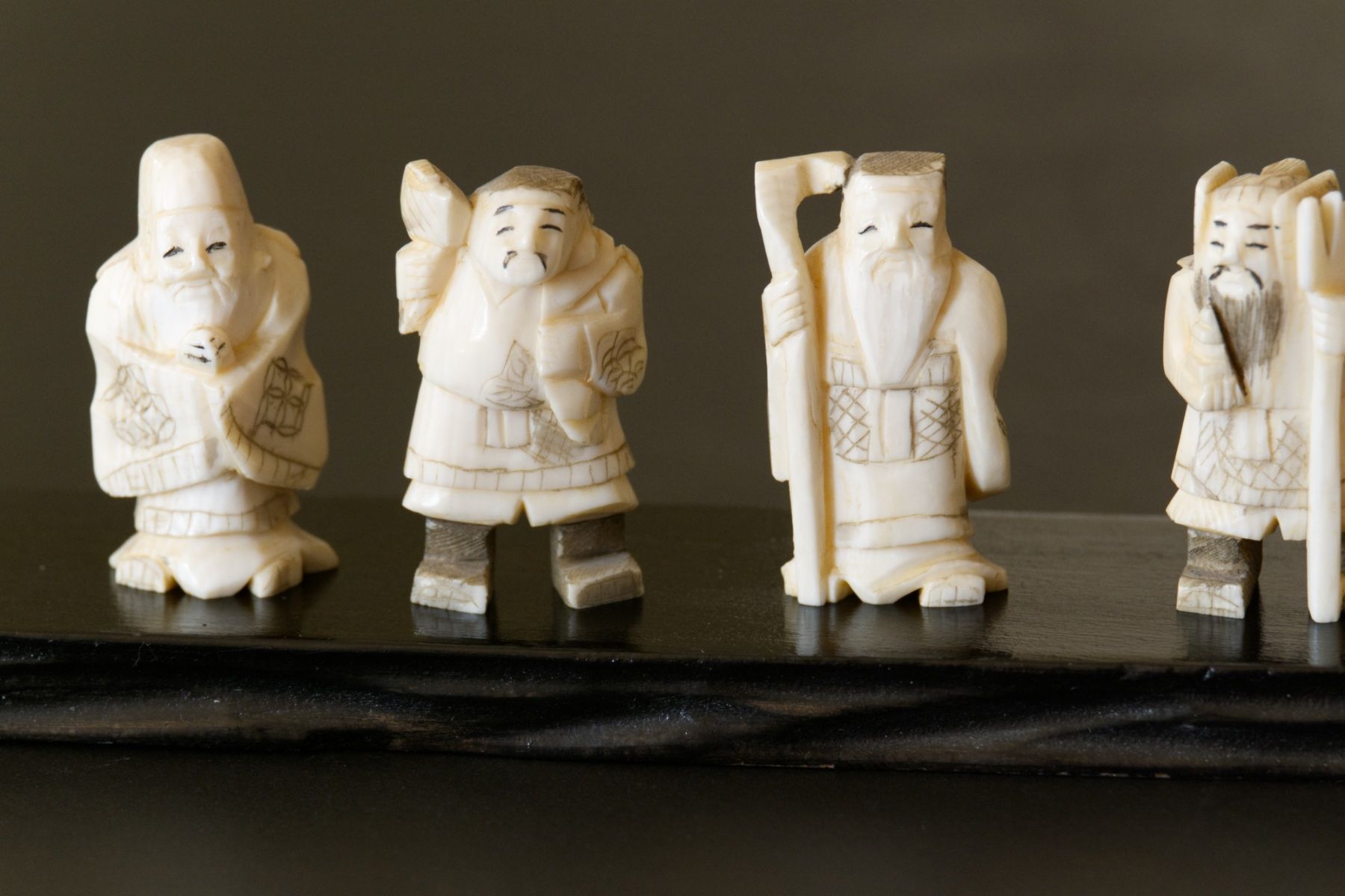 Statuette: Die sieben japanischen Glücksgötter – Usato da Zürich venduto da thomashahn 5
