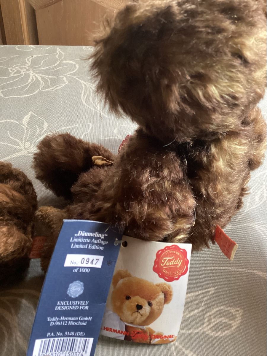 Teddy Hermann Giocattoli: Verkaufe drei Teddybären, Hermann Hirschaid – Nuovo (secondo la descrizione) da Schötz venduto da Maus46 1