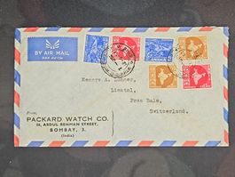 CL25 Enveloppe + Timbre Inde 1957