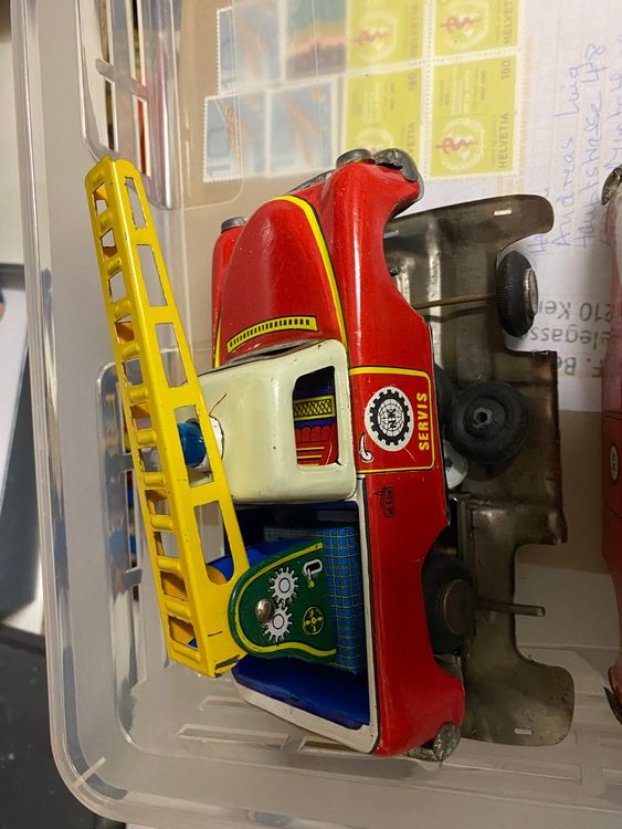Jouets: Ne-Kur Servis Fehlteile - zusätzlich Auto als Teilespender – Défectueux à Stäfa par elcondor245 2