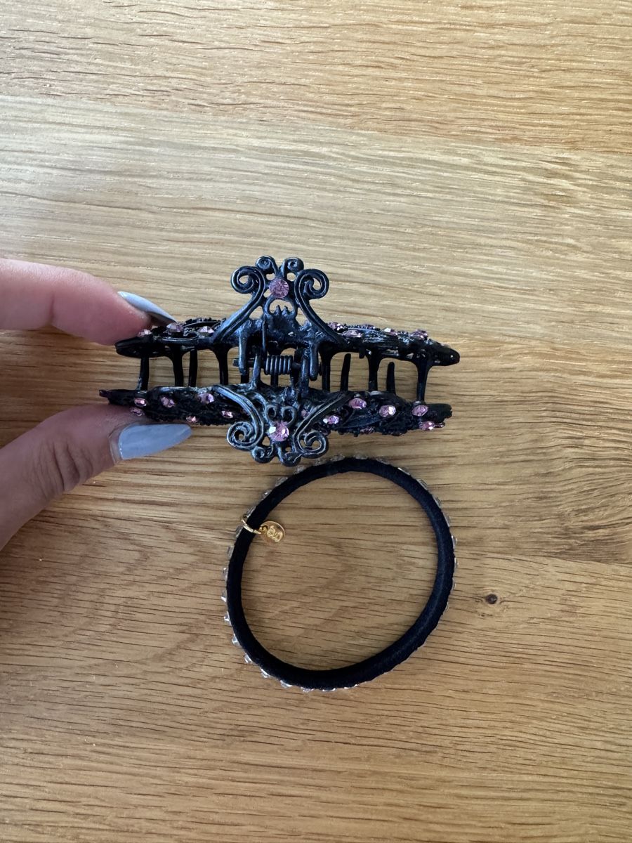 Haarschmuck: Haarspange & Haargummi Set mit Strass – Neu (gemäss Beschreibung) aus Bremgarten AG von val_ch 1