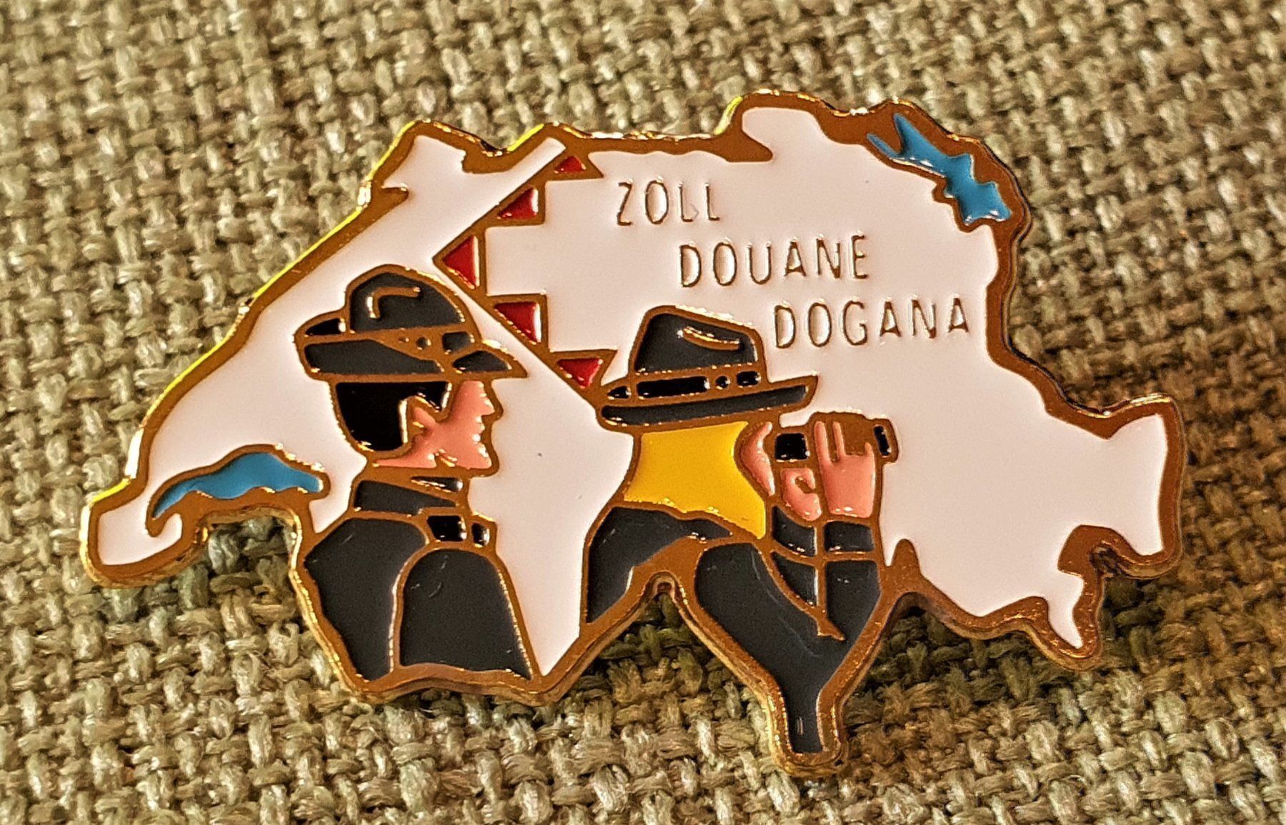 Placchette & Badge: H687 - Pin Schweizer Zoll Douane Dogana – Usato da Reinach BL venduto da Boston-Verkauf