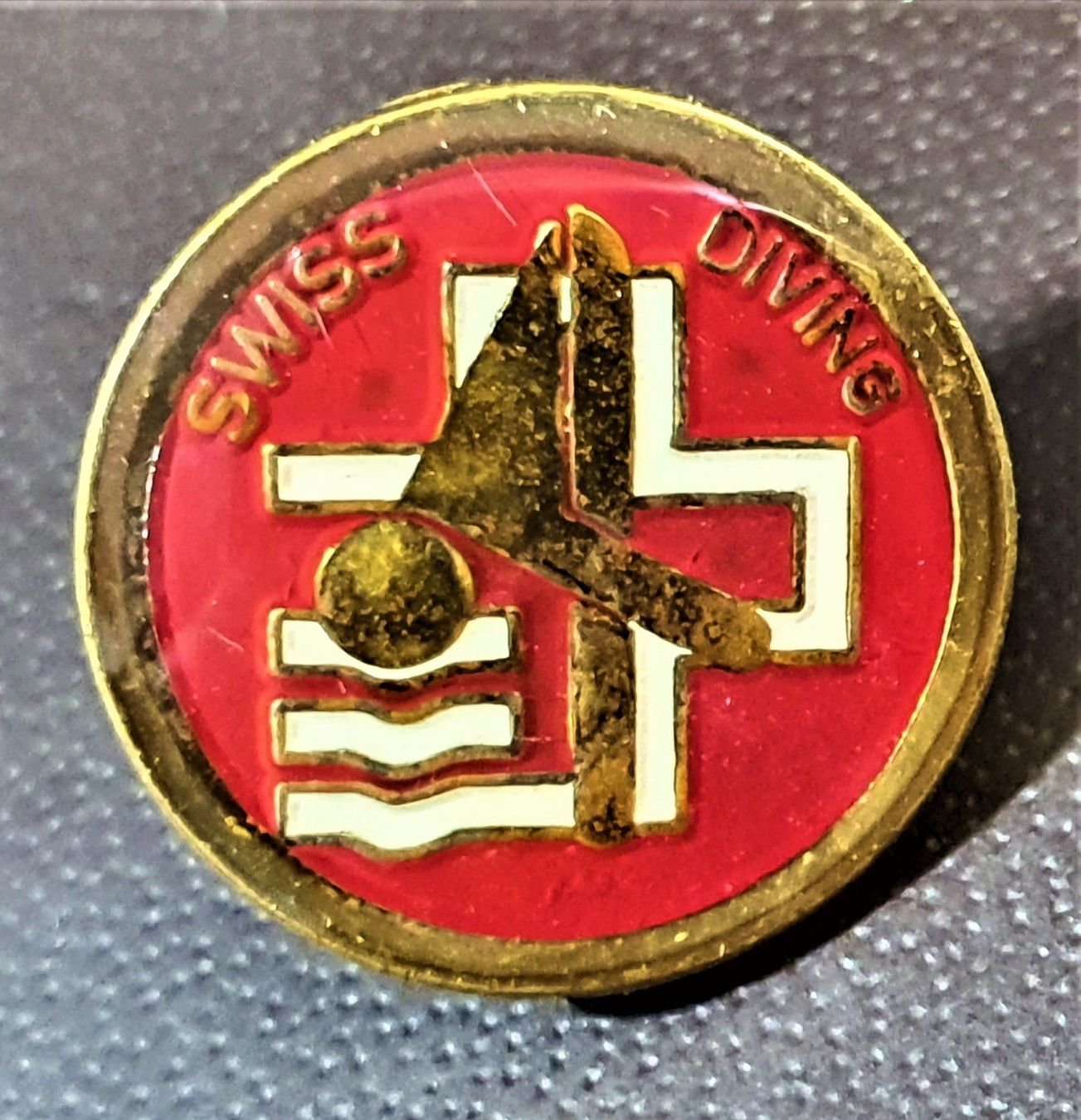 Plaketten & Abzeichen: Q970 - Pin Swiss Diving – Gebraucht aus Reinach BL von Boston-Verkauf