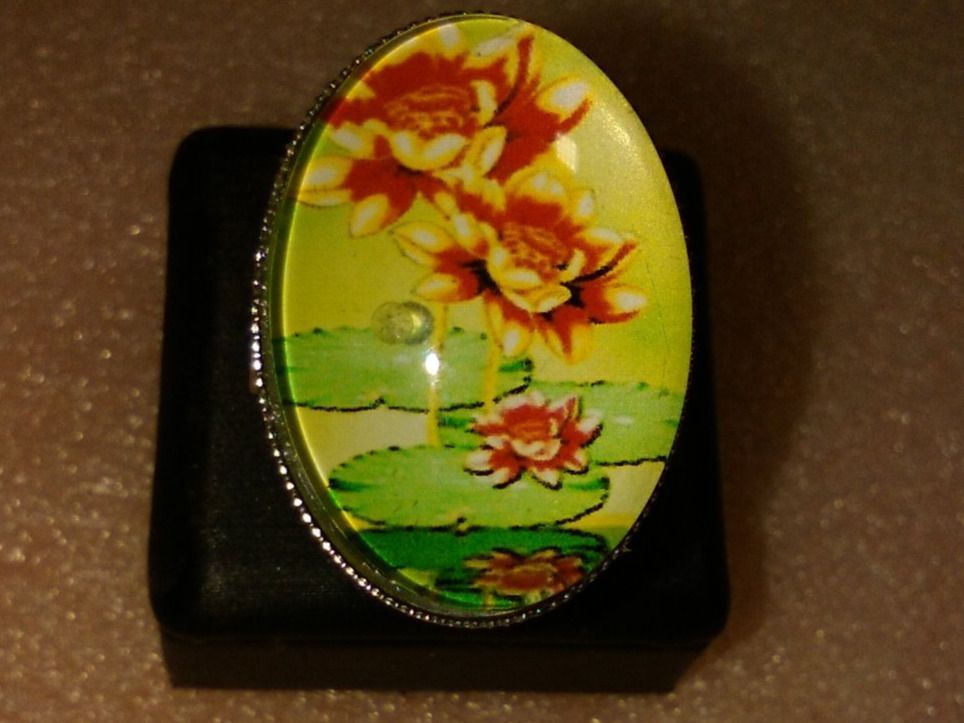 Bagues: RING EDELSTHAL MIT BLUMEN,,NICKELFREI – Neuf (Voir description) à Basel par bijoutrie_4 1
