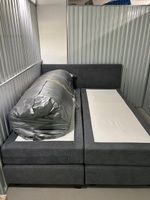Boxspringbett Swiss Sense,  Home 180, 180x210 cm grau