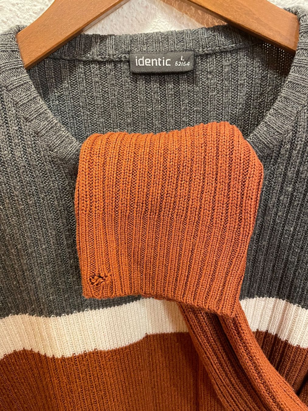 Pullover & Sweatshirts: Strickpullover Gr. L, oversized, identic, gestreift – Gebraucht aus Alten von AuntiesAtticFinds 3