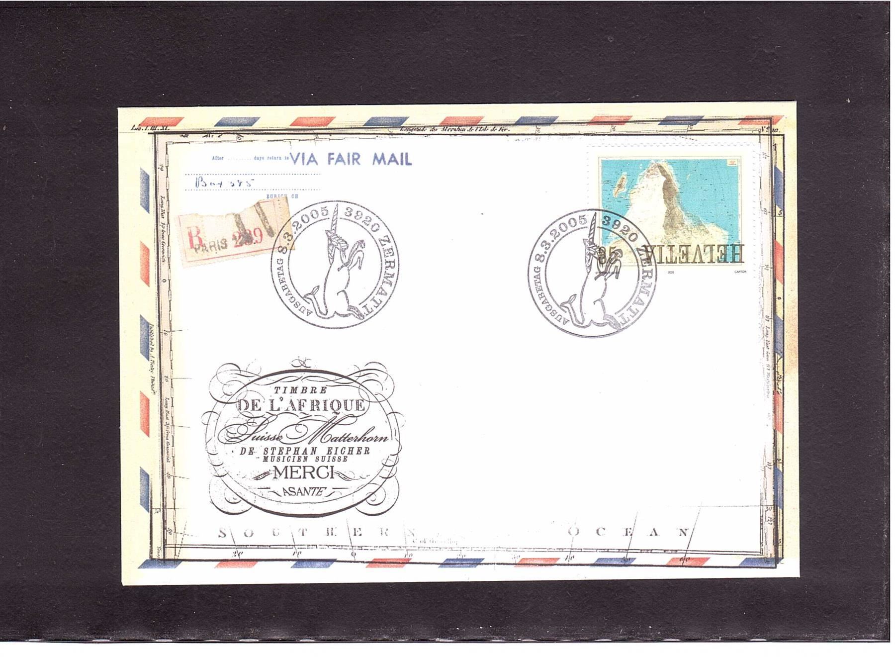 Alle Briefmarken: 2005 FDC Matterhorn aus ABO – Neu (gemäss Beschreibung) aus Rheinau von loxis