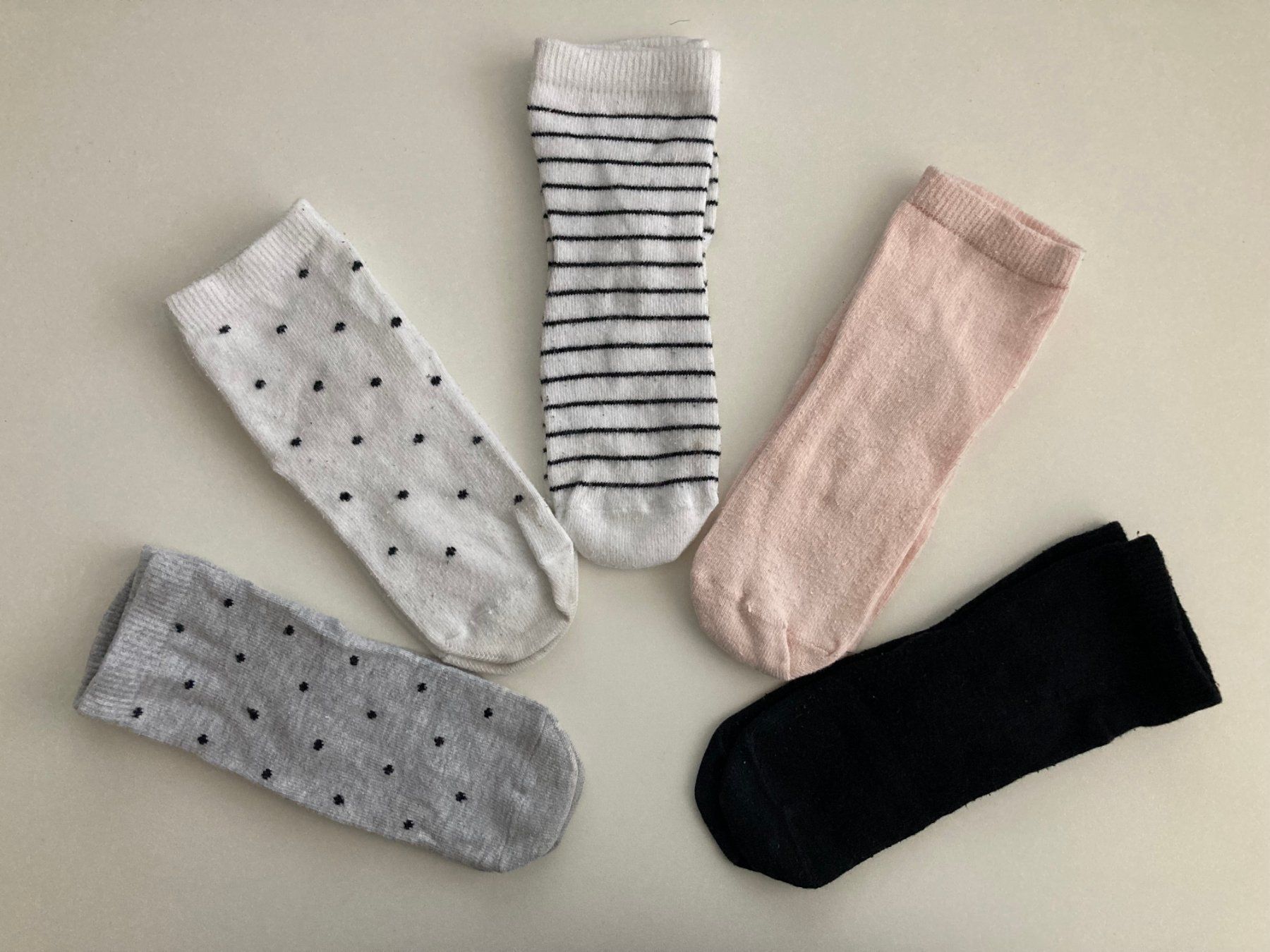 Socken für Kinder: 5er-Socken - gemustert, Gr. 23-26 – Gebraucht aus Basel von Nofretete39