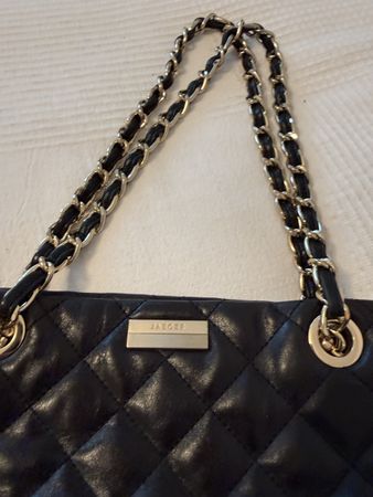 NEU*JAEGER* ECHT LEDER TASCHE, SCHWARZ, SUPER als GESCHENK**