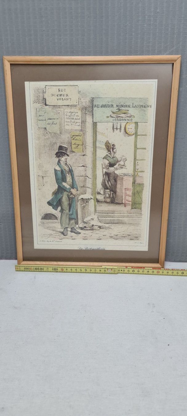 Grafiken & Lithographien: Der Schuh in der Karikatur, Lithographie – Gebraucht aus Sins von sagitarius58 1