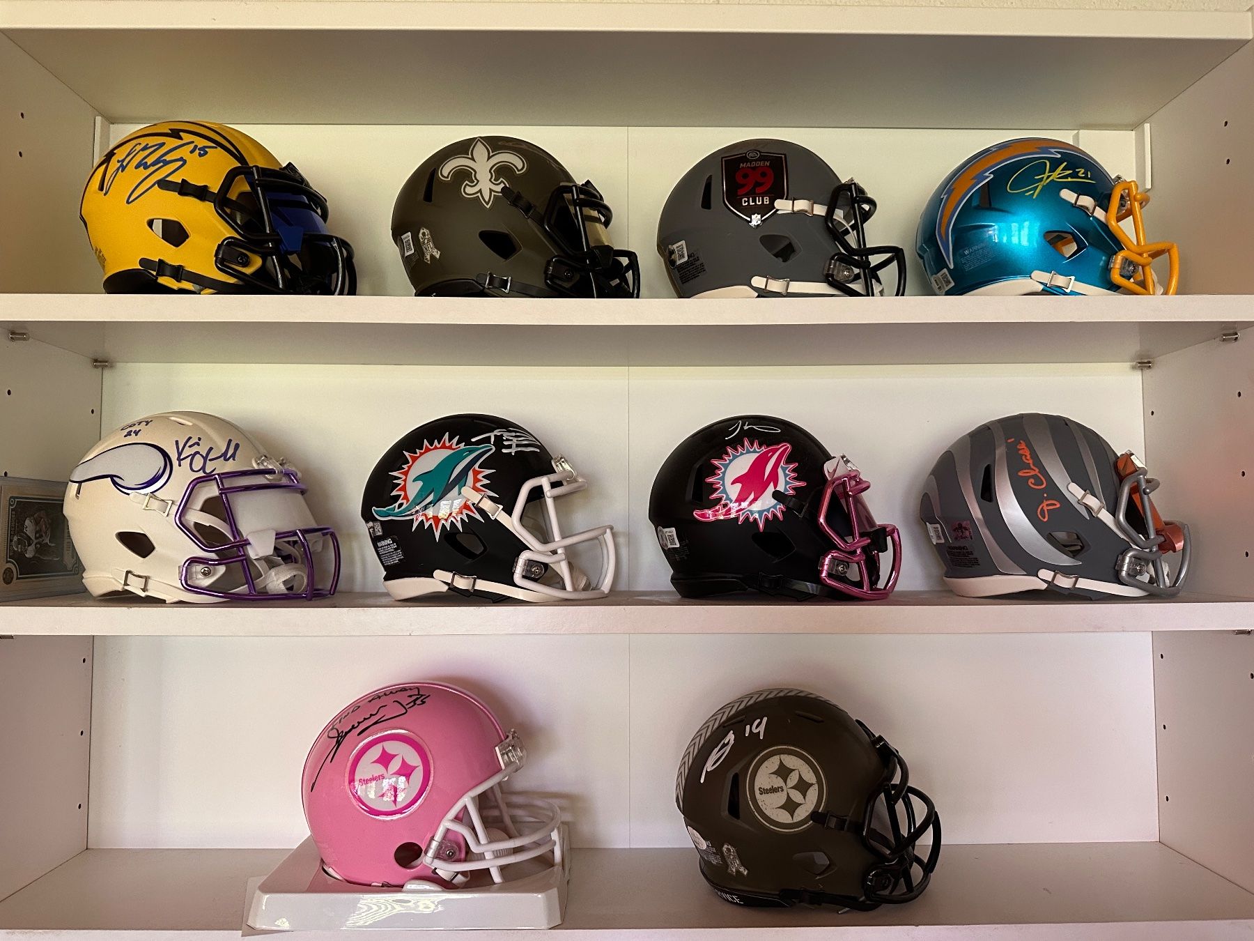 Autografi: NFL Mini Helm Sammlung – Nuovo (secondo la descrizione) da Gränichen venduto da Michaela023