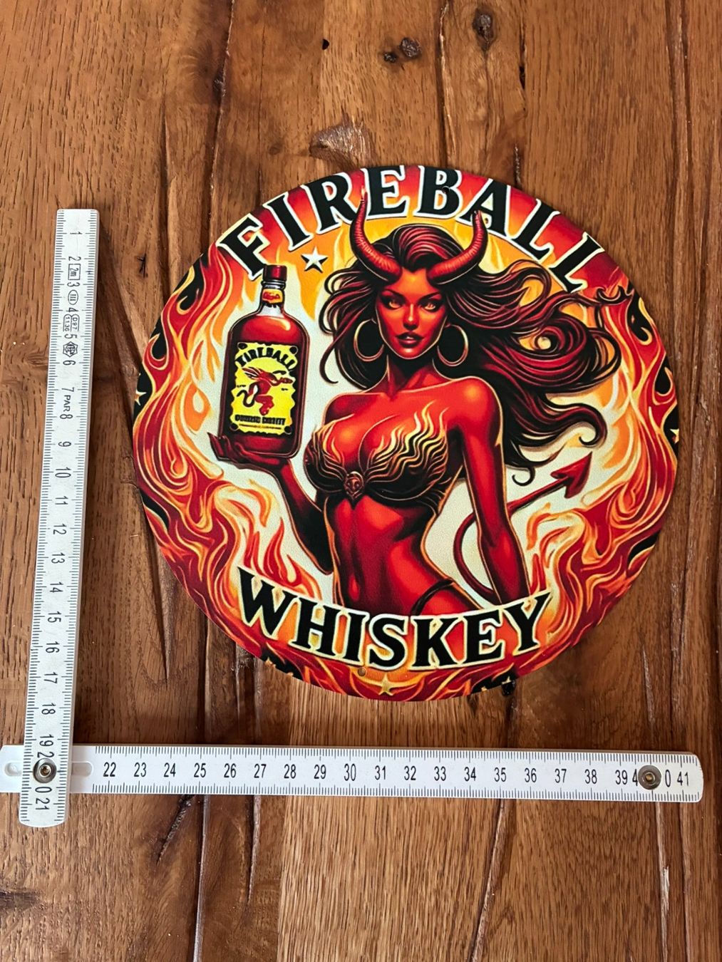 Schilder: Fireball Hot Devil - Schönes Blechschild - 20 CM - neu!!! – Neu und originalverpackt aus Bremgarten AG von Eurotiz 2