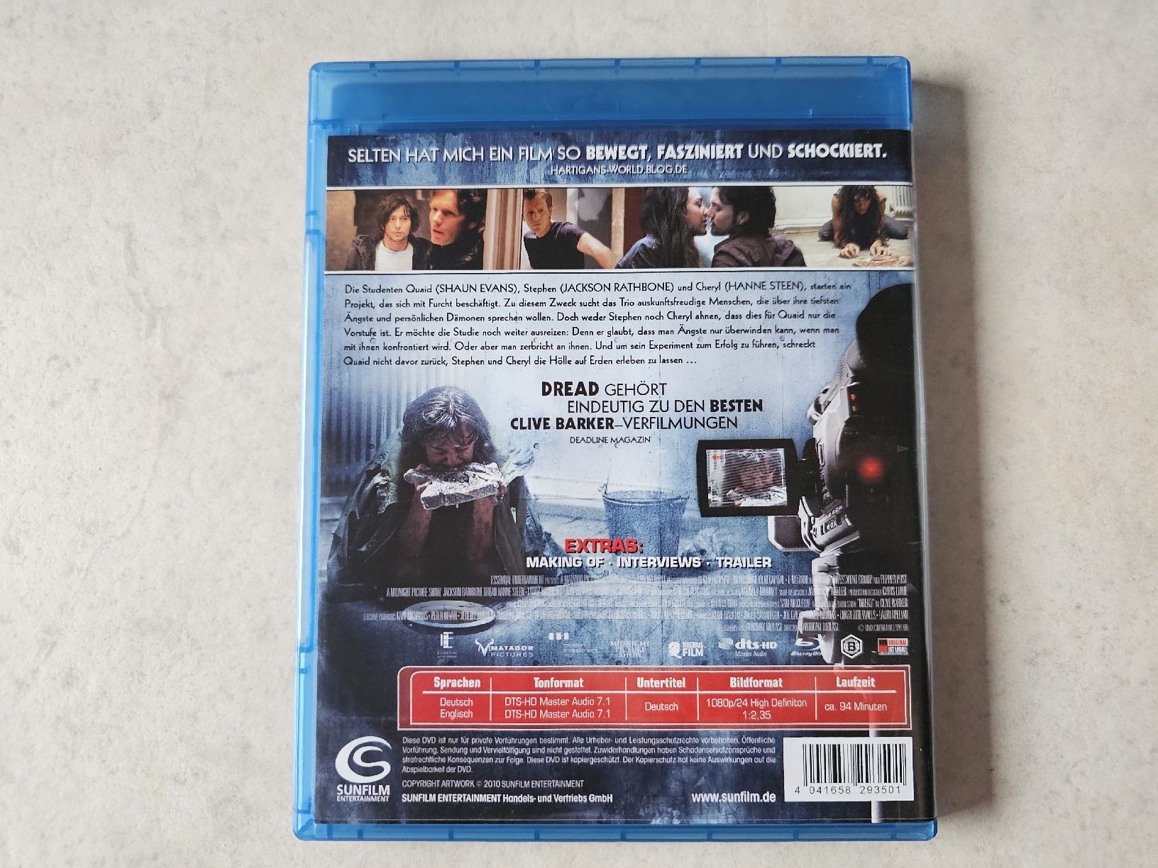 Tutti i DVDs: Dread  /  Uncut Bluray – Usato da Schneisingen venduto da backstore24 1