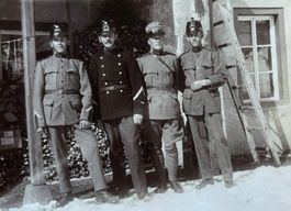 Privatfoto, Unikat - Militär, Uniform, Infanterie