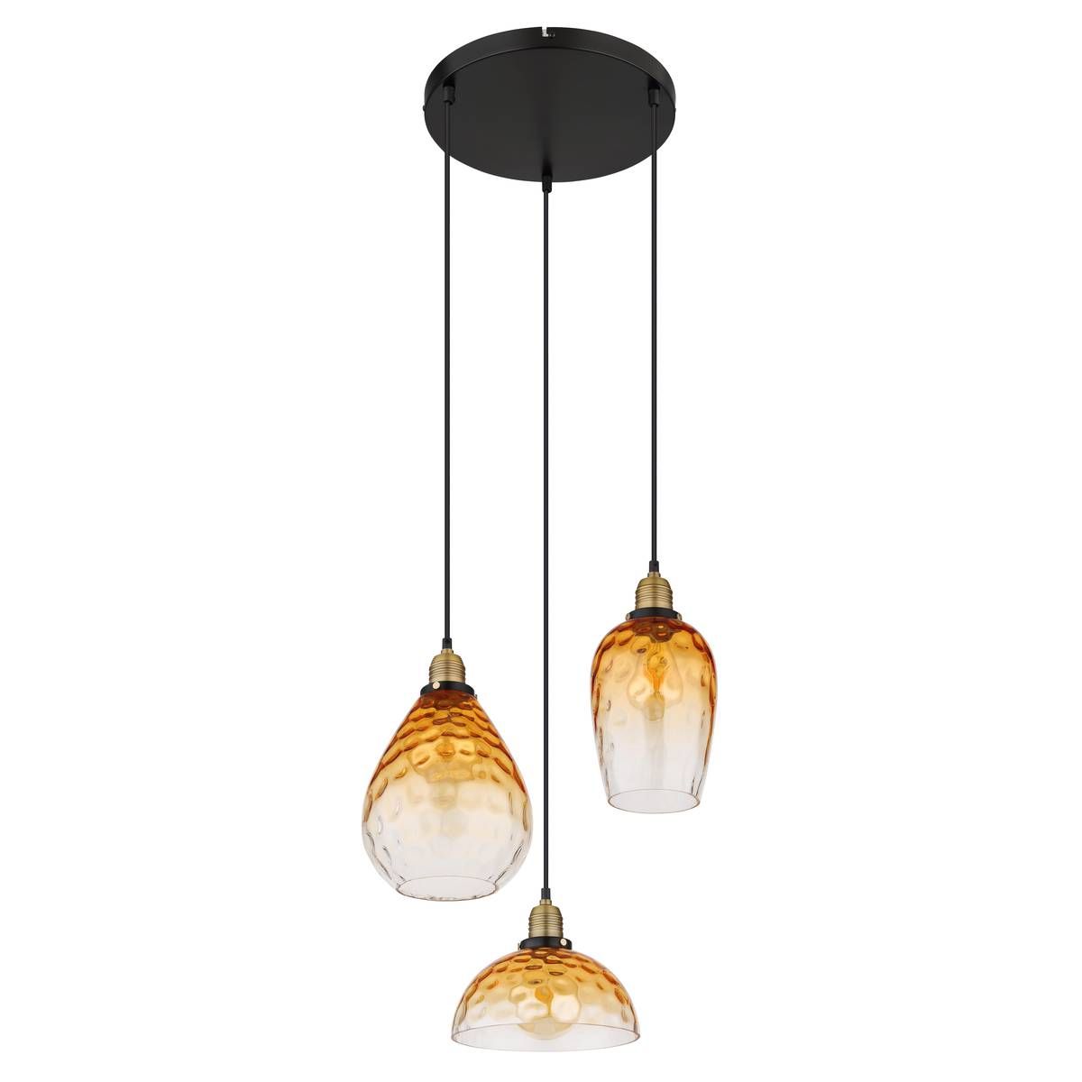 Lampadari & plafoniere: Pendelleuchte, Glas, 3 Strahler, 46 cm Ø – Nuovo (secondo la descrizione) da Kreuzlingen venduto da Smart-Light 4